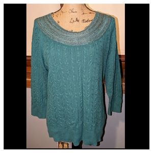 Jaclyn smith scoop neck sweater XL